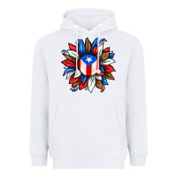 White puerto rico sunflower Heavyweight Hoodie - texasbilliewilder