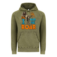 Vintage Olive i'm one hear me roar dinosaur birthday Vintage Hoodie - LillyAllenDesigns