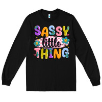 Black sassy little thing Long Sleeve Tee - MaliasSmallBusiness