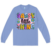 Colony Blue sassy little thing Long Sleeve Tee - MaliasSmallBusiness