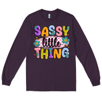 Plum sassy little thing Long Sleeve Tee - MaliasSmallBusiness