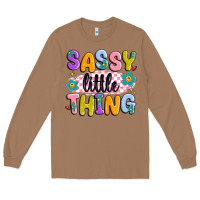 Toasted Coconut sassy little thing Long Sleeve Tee - MaliasSmallBusiness