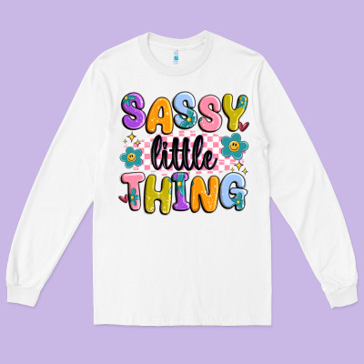 Sassy Little Thing Long Sleeve Tee Designed By Maliassmallbusiness