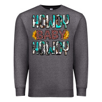 Charcoal Heather Western Howdy Baby Howdy Premium Sweatshirt - HowdyJamesFarm