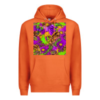 Carrot Mardi Gras and jester hat seamless pattern Premium Hoodie - HowdyJamesFarm