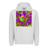 Dove Grey Mardi Gras and jester hat seamless pattern Premium Hoodie - HowdyJamesFarm