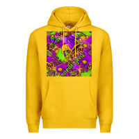 Lemon Mardi Gras and jester hat seamless pattern Premium Hoodie - HowdyJamesFarm