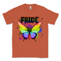 Copper rainbow butterfly pride lgbtq Classic Tee - MaliasSmallBusiness
