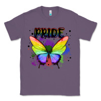 Lavender rainbow butterfly pride lgbtq Classic Tee - MaliasSmallBusiness