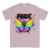 Lilac rainbow butterfly pride lgbtq Classic Tee - MaliasSmallBusiness