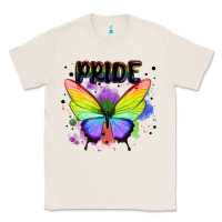 Natural rainbow butterfly pride lgbtq Classic Tee - MaliasSmallBusiness