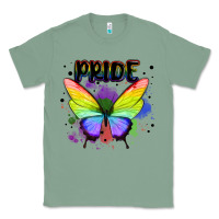 Sage rainbow butterfly pride lgbtq Classic Tee - MaliasSmallBusiness