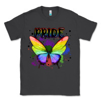 Smoke rainbow butterfly pride lgbtq Classic Tee - MaliasSmallBusiness