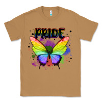 Toasted Coconut rainbow butterfly pride lgbtq Classic Tee - MaliasSmallBusiness
