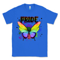 True Royal rainbow butterfly pride lgbtq Classic Tee - MaliasSmallBusiness