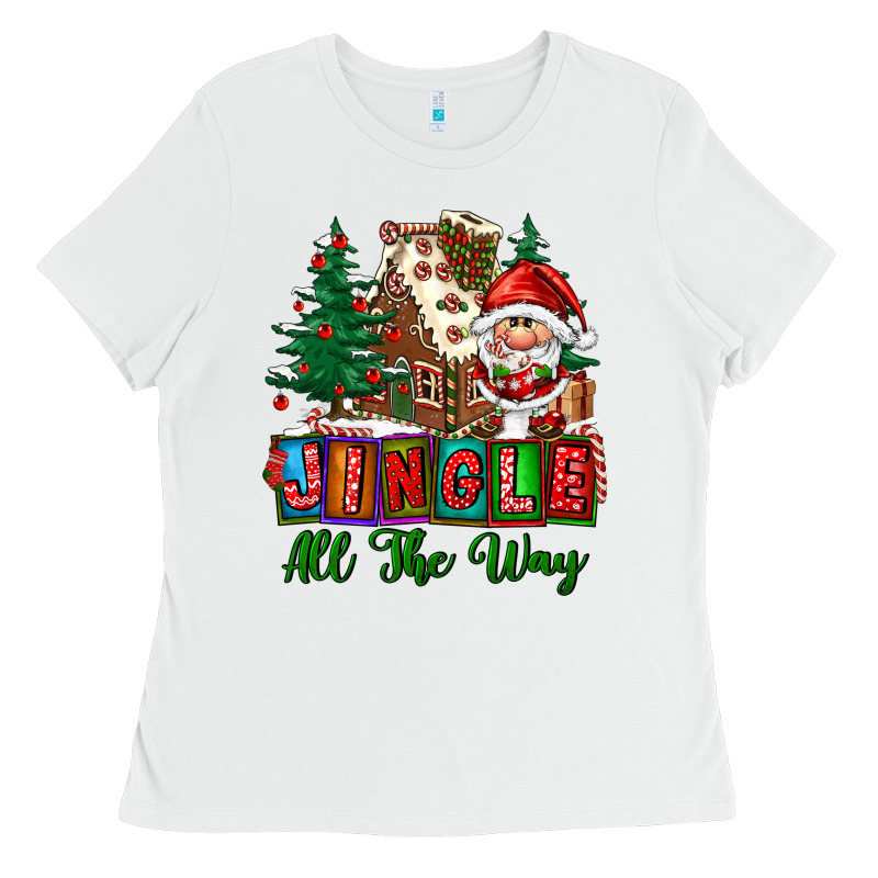 Jingle All The Way Ladies Tee by FaDigitalArtStudio | Teevron