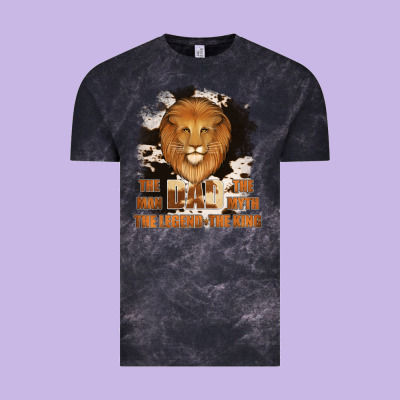 Dad The Man Cowhide Background Vintage Tee Designed By Jasminsmagicworld