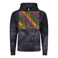 Cloud Black mardi gras leopard glitter bead Vintage Hoodie - BarkalooDesign