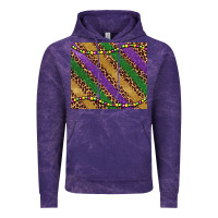 Cloud Purple mardi gras leopard glitter bead Vintage Hoodie - BarkalooDesign