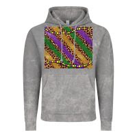 Cloud Rock mardi gras leopard glitter bead Vintage Hoodie - BarkalooDesign