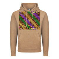 Vintage Coffee mardi gras leopard glitter bead Vintage Hoodie - BarkalooDesign
