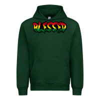 Forest Green Juneteenth blessed Urban Hoodie - FaDigitalArtStudio
