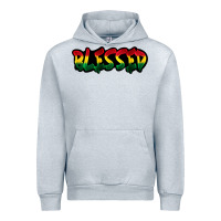 Heather Grey Juneteenth blessed Urban Hoodie - FaDigitalArtStudio