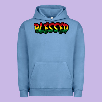 Juneteenth Blessed Urban Hoodie Designed By Fadigitalartstudio