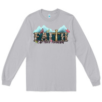 Moon Dust faith can move mountains cross Long Sleeve Tee - NancyCooperArtShop