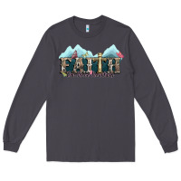 Smoke faith can move mountains cross Long Sleeve Tee - NancyCooperArtShop