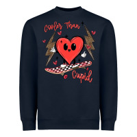 Navy cooler than cupid Heavyweight Sweatshirt - MaliasSmallBusiness