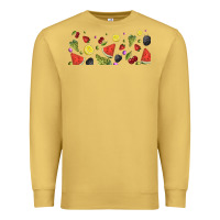 Antique Gold summer fruits Premium Sweatshirt - TumblerDesignByShophia