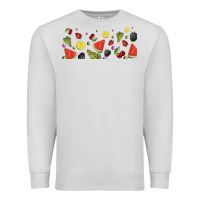 Dove Grey summer fruits Premium Sweatshirt - TumblerDesignByShophia
