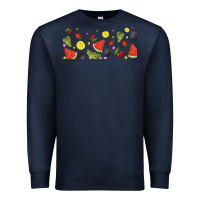 Navy summer fruits Premium Sweatshirt - TumblerDesignByShophia
