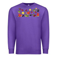 Purple summer fruits Premium Sweatshirt - TumblerDesignByShophia