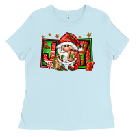 Joy Santa Gnomes Ladies Tee | Teevron