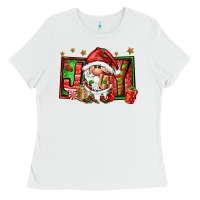 White joy santa gnomes Ladies Tee - FaDigitalArtStudio
