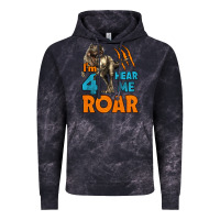 I'm Four Hear Me Roar Dinosaur Birthday Vintage Hoodie | Teevron