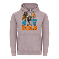 Vintage Zinc i'm four hear me roar dinosaur birthday Vintage Hoodie - LillyAllenDesigns