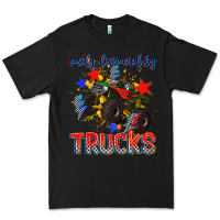 Black easily distracted by trucks Premium Tee - AdoDesignShop
