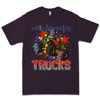 Plum easily distracted by trucks Premium Tee - AdoDesignShop