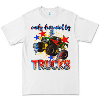 White easily distracted by trucks Premium Tee - AdoDesignShop
