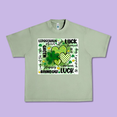 St Patricks Day Urban Heavy Tee Designed By Maliassmallbusiness