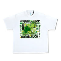 White st patricks day Urban Heavy Tee - MaliasSmallBusiness