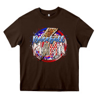 Chocolate Brown baseball mama Heavy Core Tee - RacoonDesign
