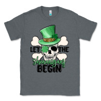 Charcoal Heather let the shenanigans begin Classic Tee - MaliasSmallBusiness