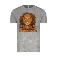 Cloud Rock Dad The Man Leather Background Vintage Tee - Jasminsmagicworld