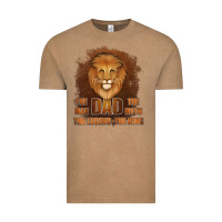 Vintage Coffee Dad The Man Leather Background Vintage Tee - Jasminsmagicworld