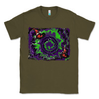 Army Green halloween witch hat backgraund Classic Tee - RanaPortraitStore