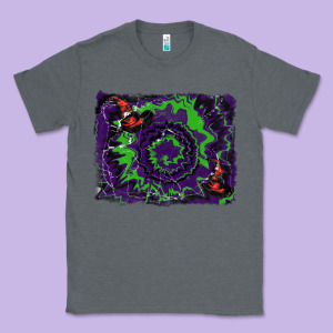 Halloween Witch Hat Backgraund Classic Tee Designed By Ranaportraitstore